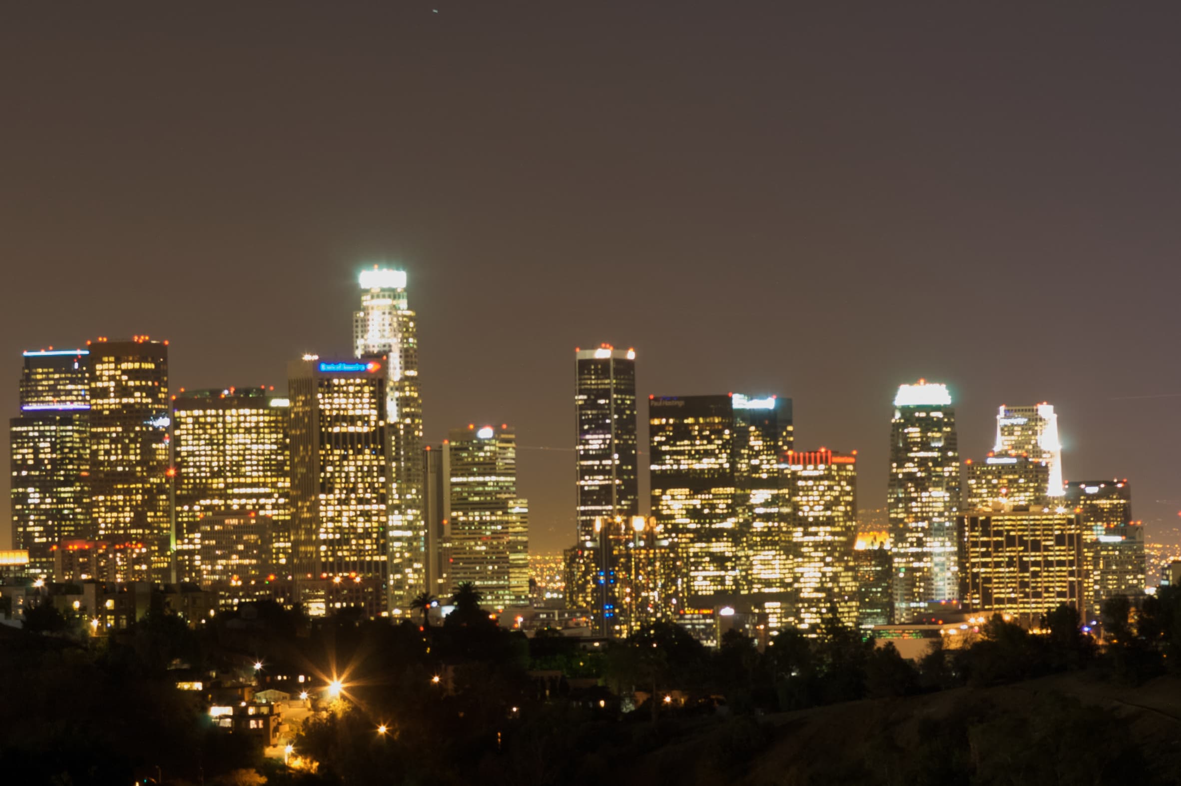 Los Angeles at night